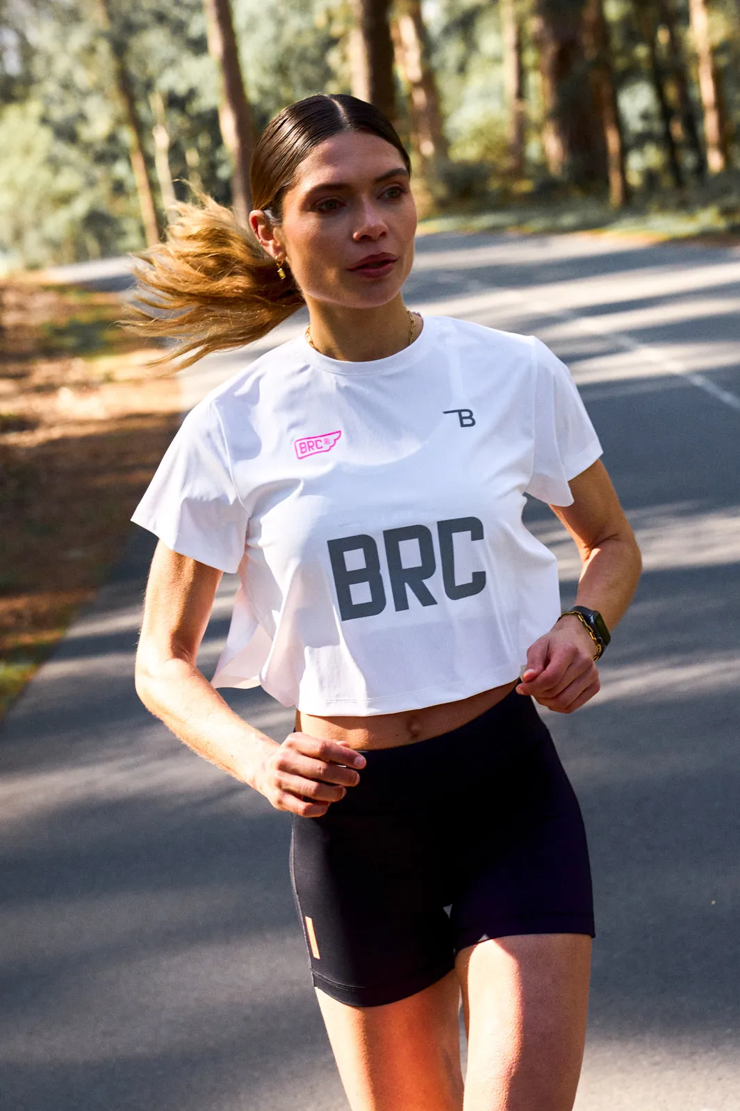 Slim fit sleekness Burnt Run Club Women's Pro Tee