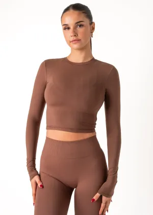 NonBindingEdges Easy Style BUTTER LONG SLEEVE - HAZEL