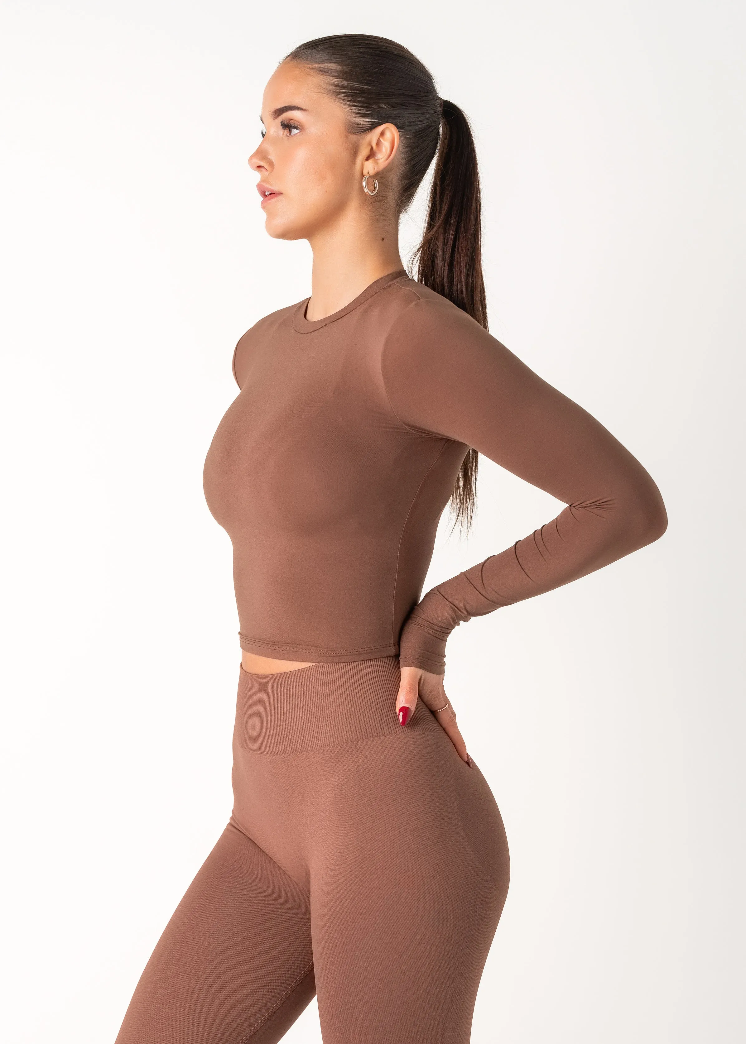 BUTTER LONG SLEEVE - HAZEL Sun Protection Fabric