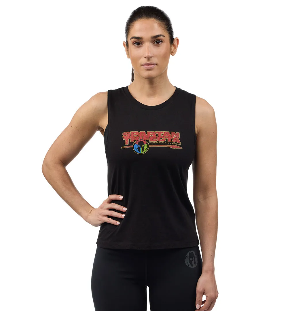 SPARTAN Trifecta Spear Tank - Women's StretchableFabric ElasticWaistband