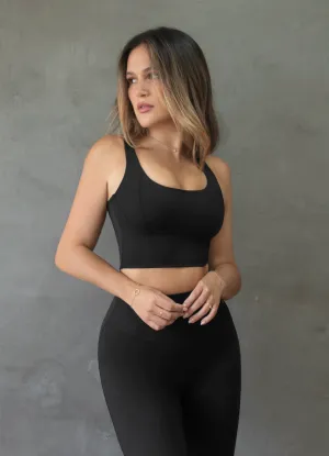 Lightweight Underwear Flexible Design TOP EMANA FLOW-BLACK