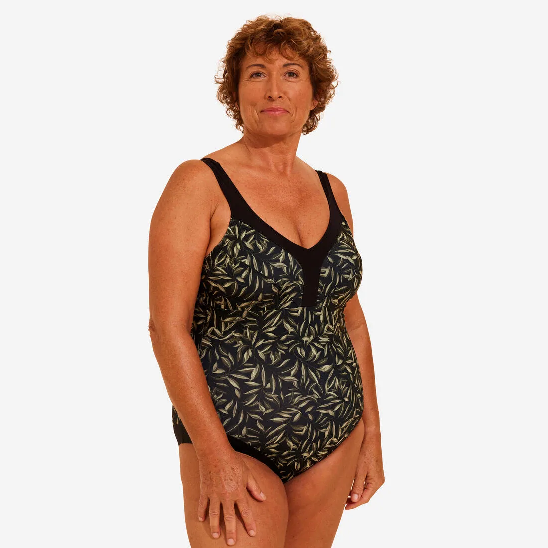Fun designs Anti Slip Grips Maillot de bain 1 pi??ce Aquagym femme Clara pipa
