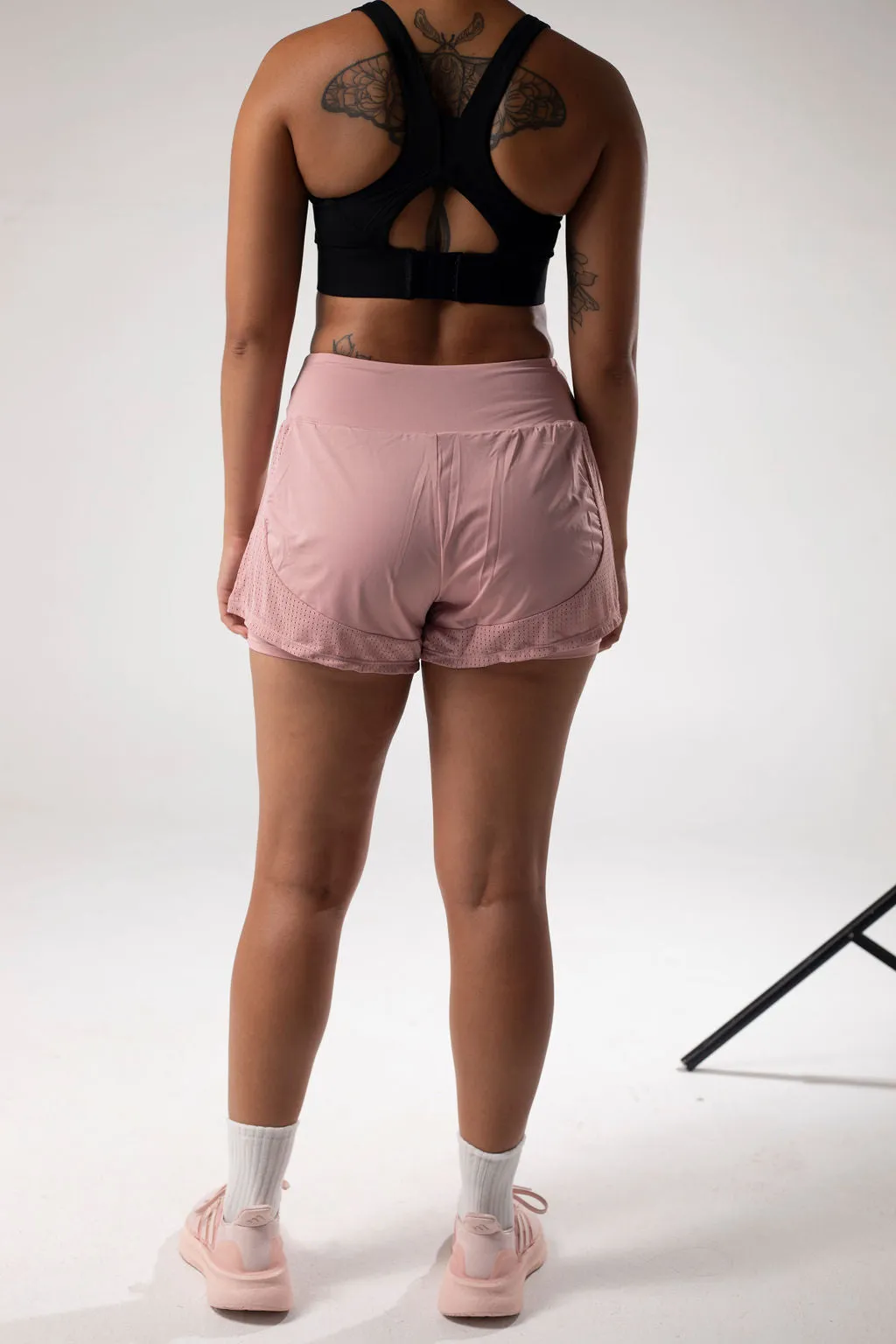Organic activewear Forme Black Sunset High Impact Sport Bra