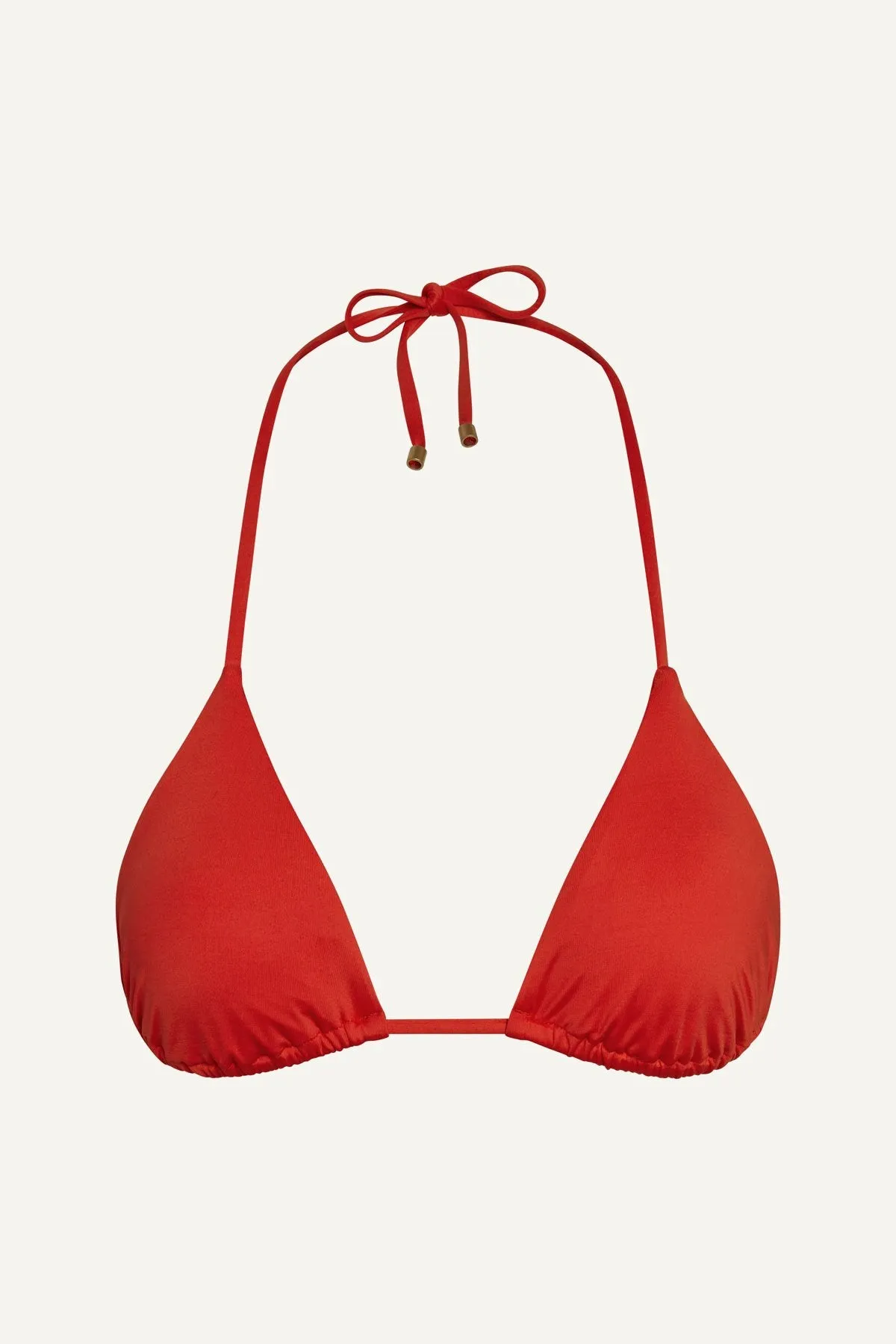 Built In Shelf Bra Soft Cup Support Gia Triangle Top - Ruby EcoLux