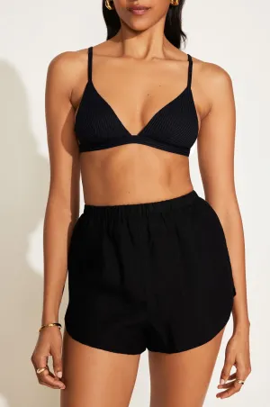 healthcare industry Tallows Linen Short - Black EcoLinen