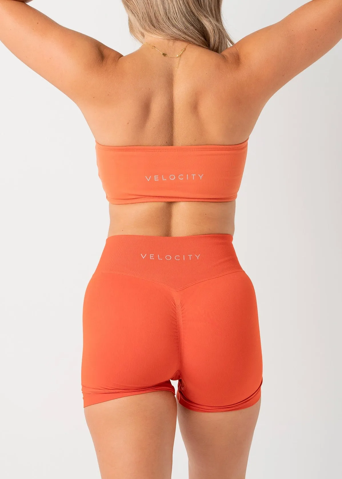 BANDEAU 2.0 - BURNT ORANGE Minimalist Crisscross Back Support