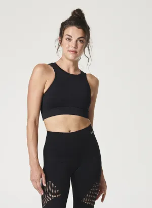 Invisible stitching NUX One by One Crop Bra - Black Need