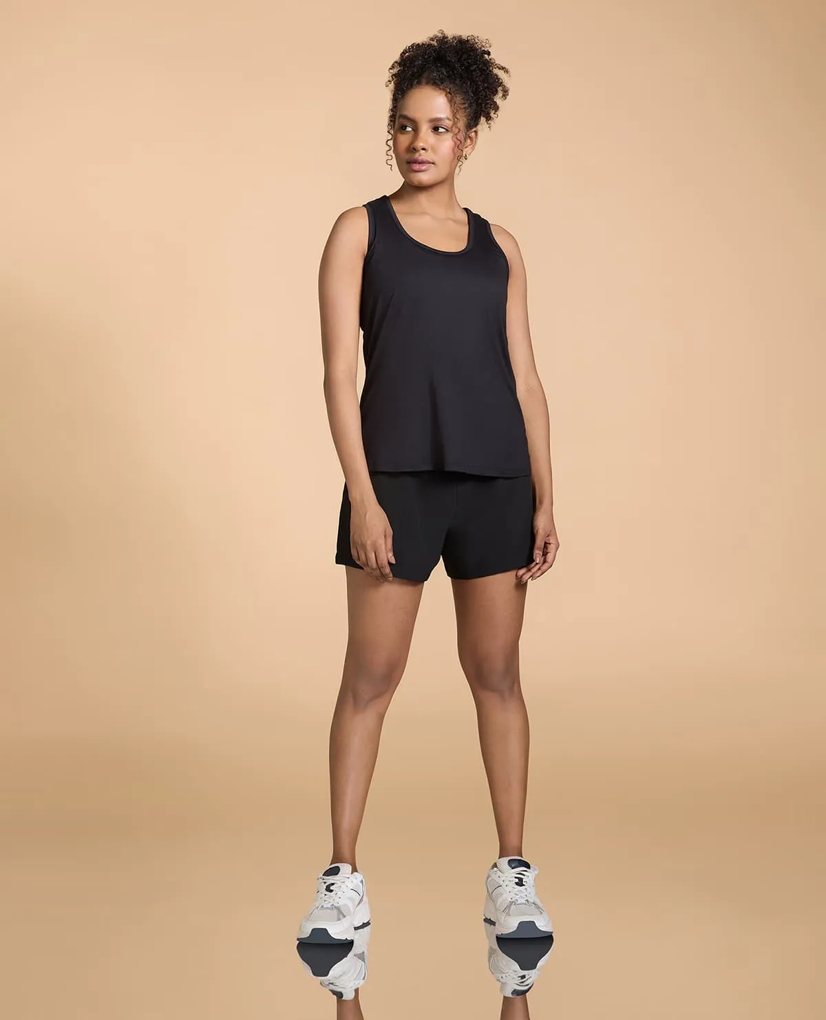 Feather Feel Sleeveless Tank Top Workout Ready Fabric