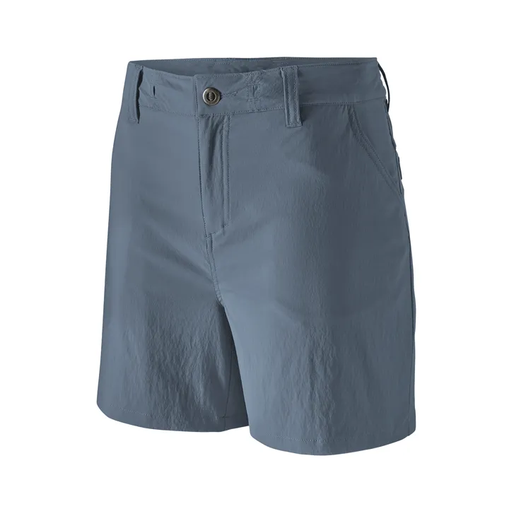 Microfiber Blend Fabric Patagonia Womens Quandary Shorts - 5 Inch