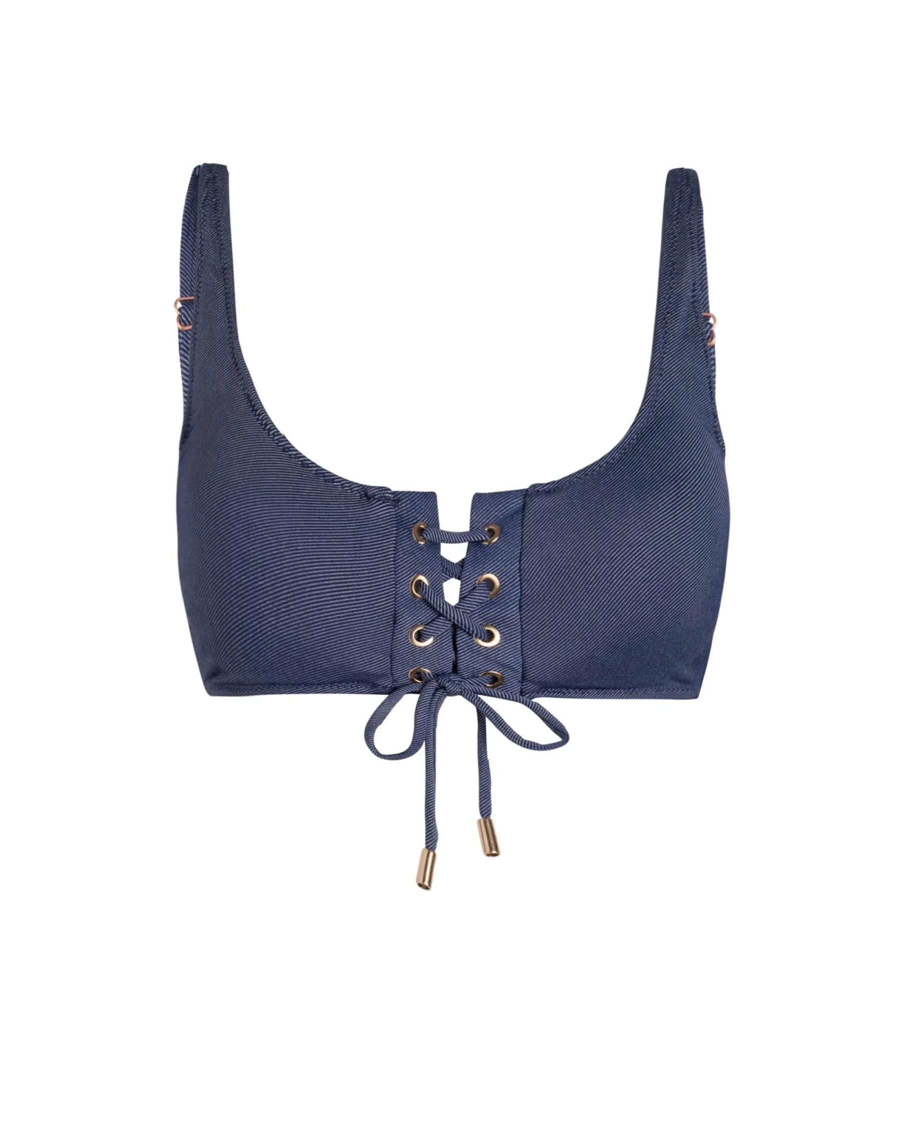 Thermal Regulation Layer Samara Top In Indigo Twill