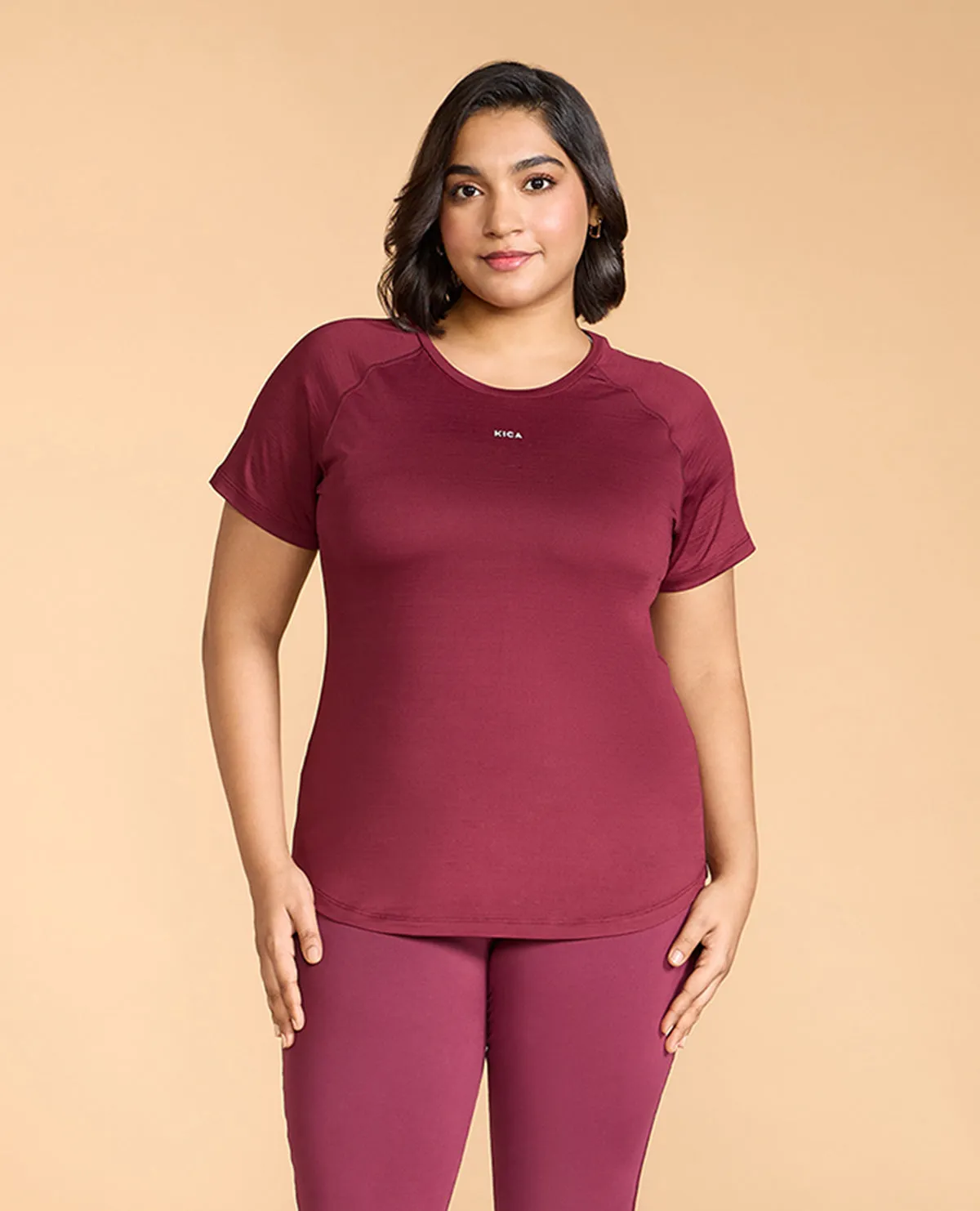 Bold colors Regular Fit Basic Half Sleeves Top