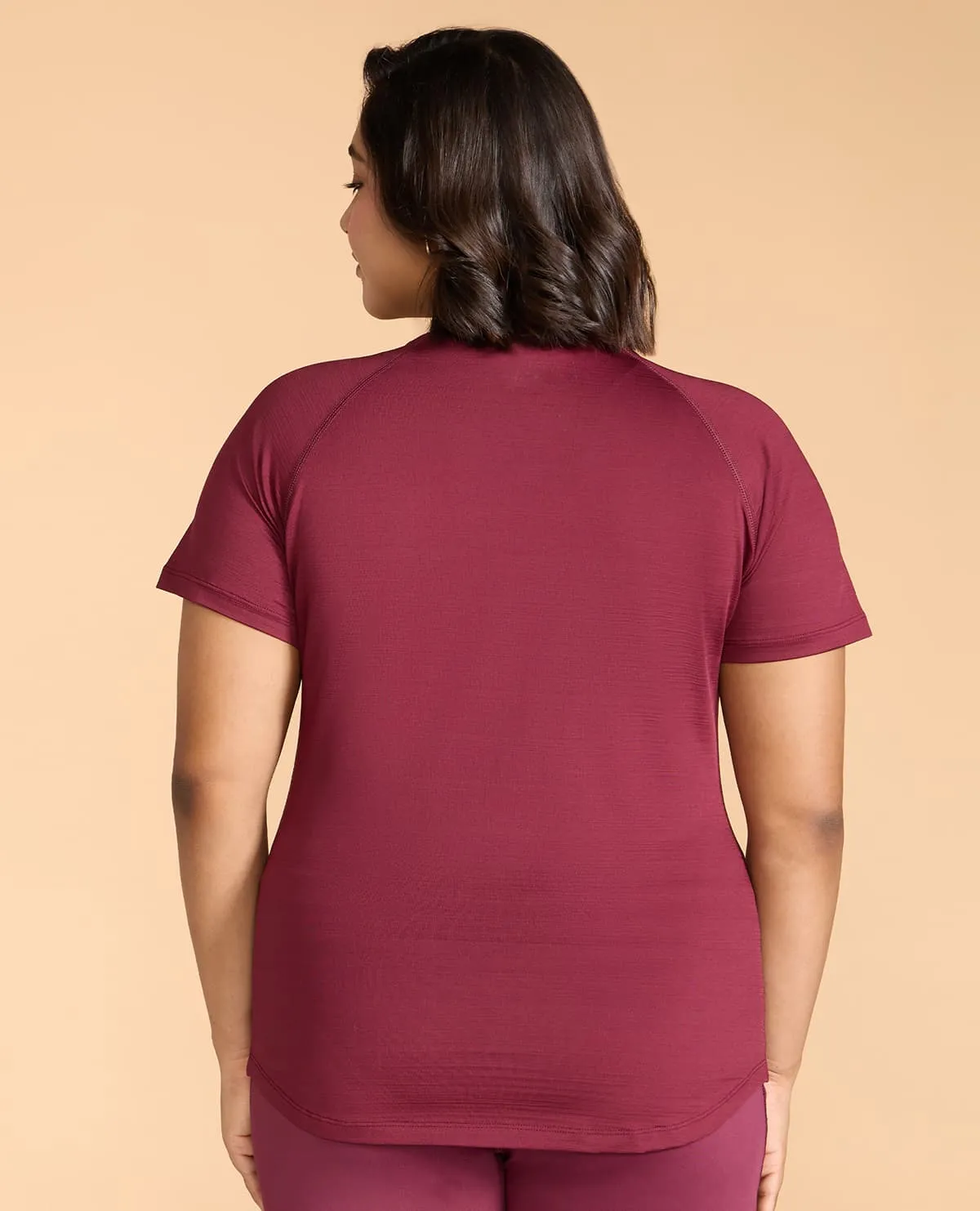 Regular Fit Basic Half Sleeves Top Casual Choice