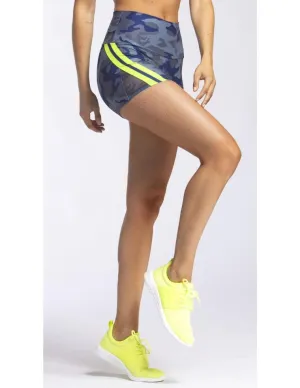 Water Resistant Finish Wear It To Heart Breakneck Biker Short - Slate Camo