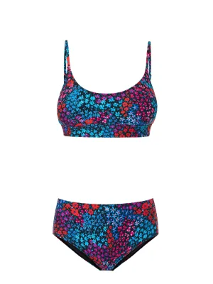 Erika Top   Classic Midrise Bottom in In Bloom Sun Protection Fabric