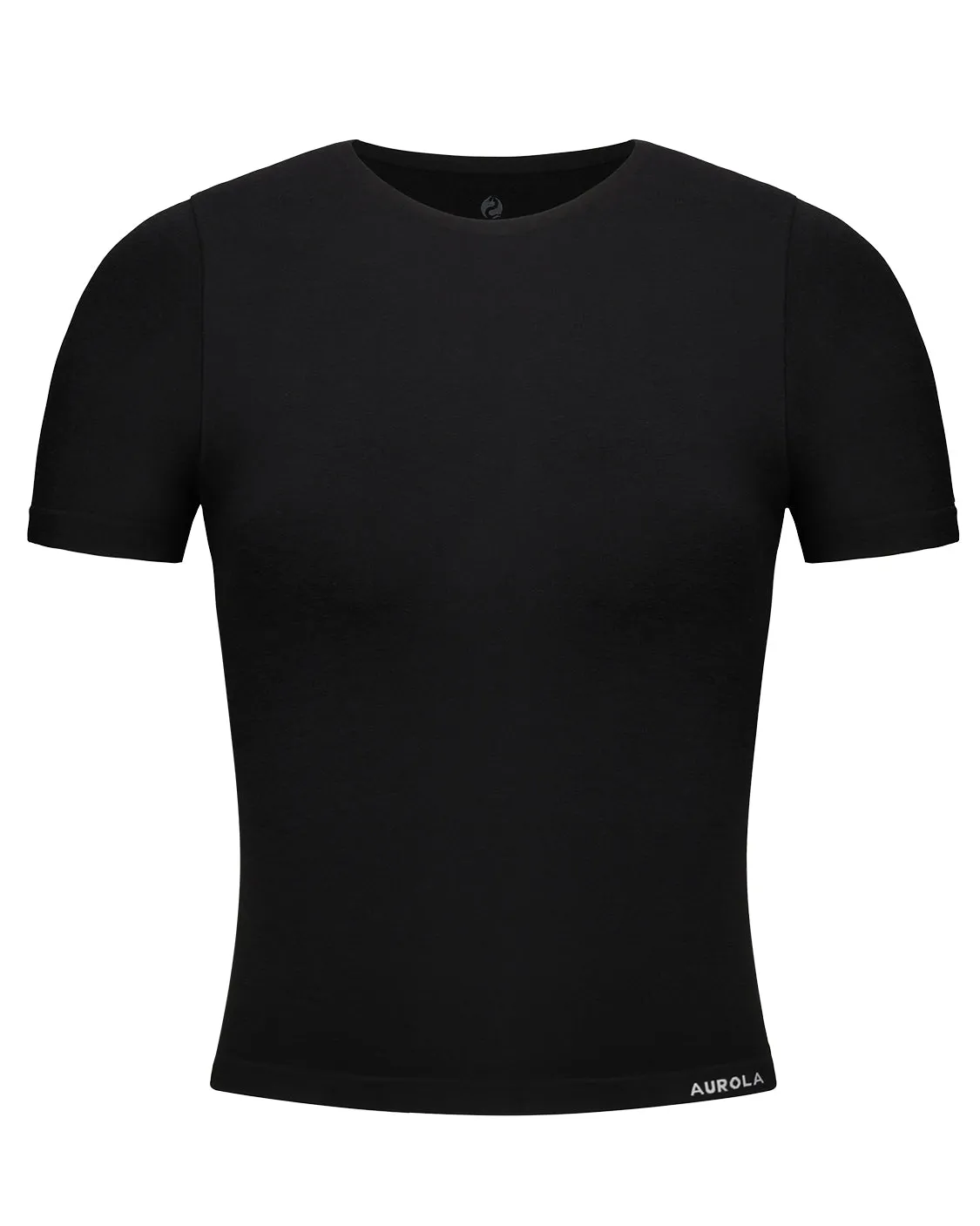 AUROLA Women Essentials Seamless Short Sleeve Fitted Tshirt Hero Glow Thick Fiber