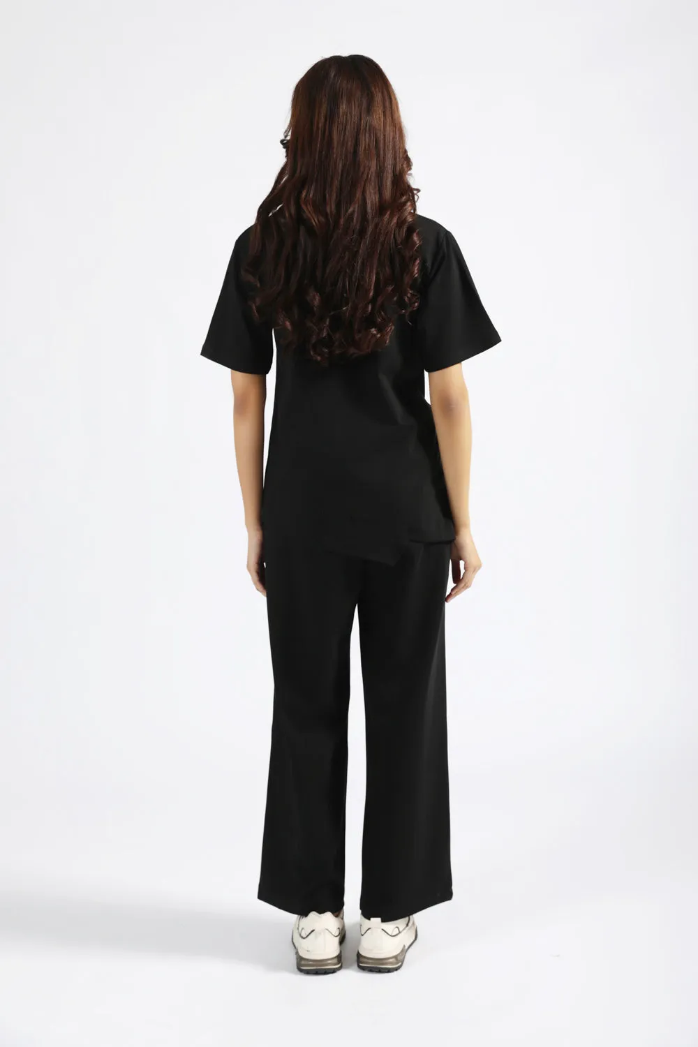 Outdoor Look ASSYMETRICAL PLEATED TO TEE