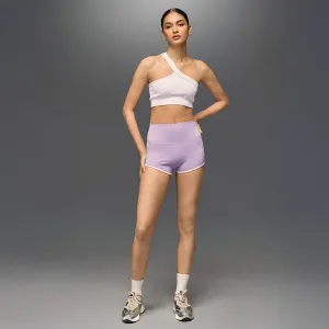 Stretchy Waist Limtiless snatched ruched back booty shorts - LILAC