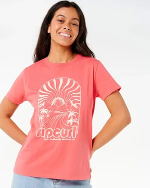 Cozy Design Outdoor Wear Radiant Standard S/S Tee - Washed Red