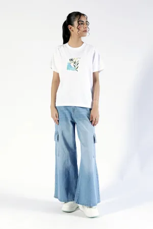 EMBROIDERED REGULAR TEE Opaque Core