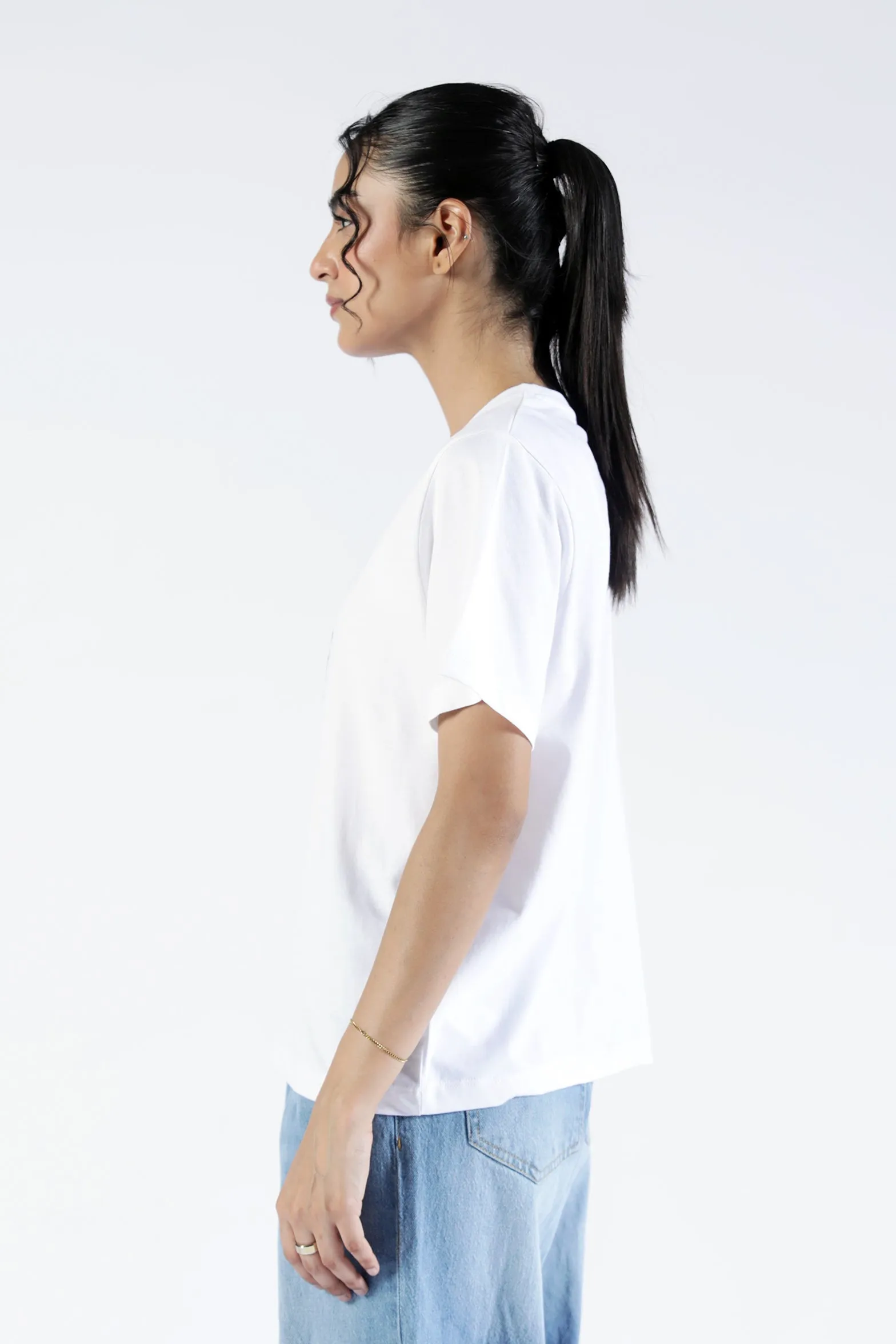Layered Look EMBROIDERED REGULAR TEE