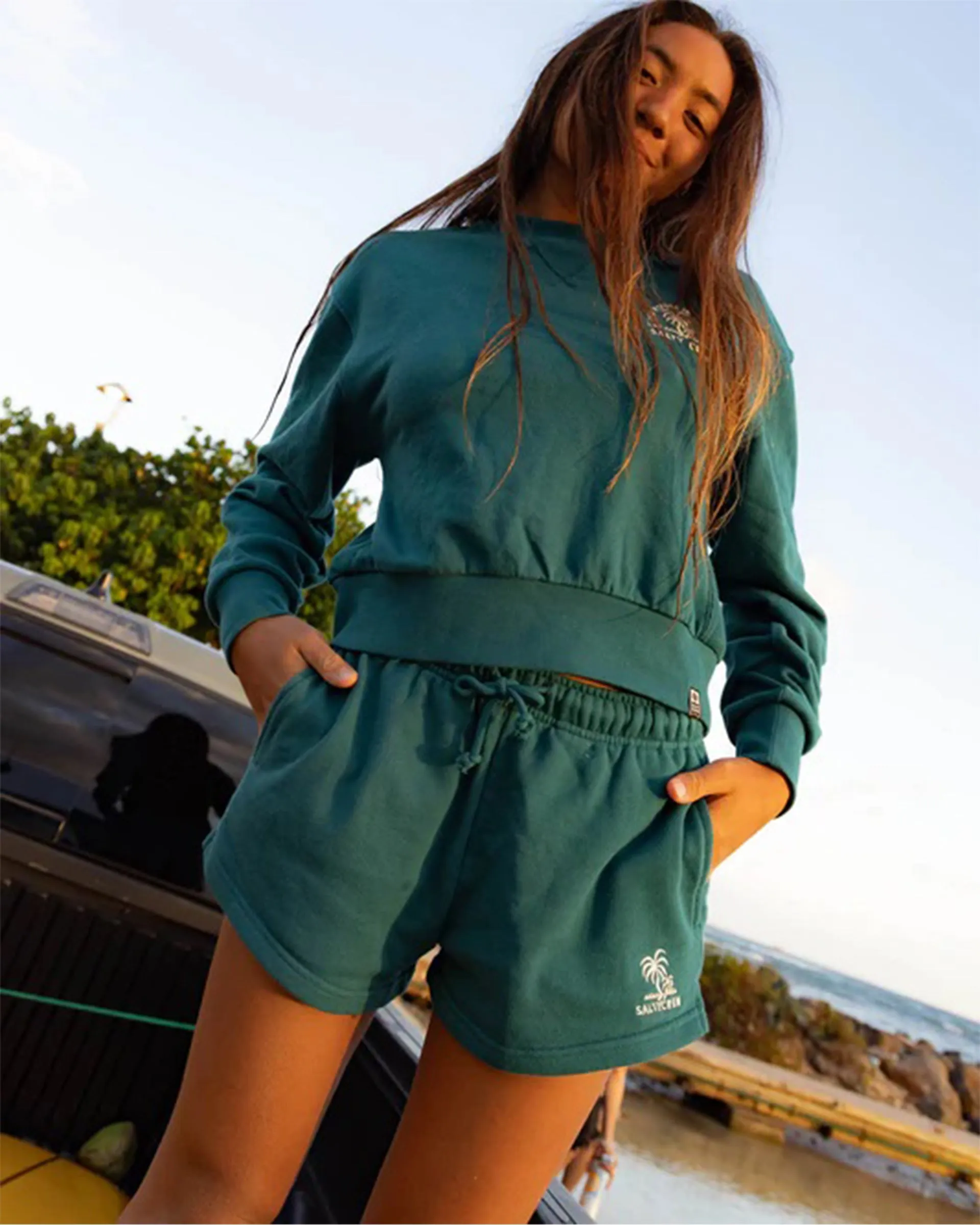Sand Bar Short - Kelp Tennis shorts Active Ready