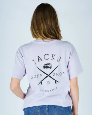 Abstract mystery Women's Bus Stop S/S Tee
