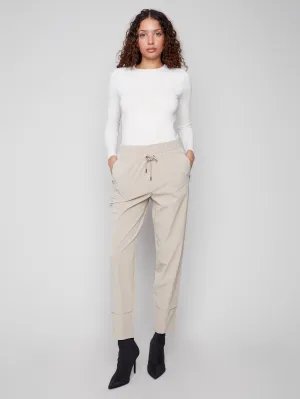 Techno Pants - Greige Seasonal Basic