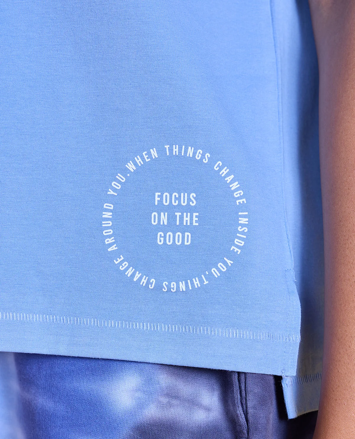 Fashionable Look Nykd All Day Iconic Cotton Boxy Tee - NYLE276 - Hydrangea