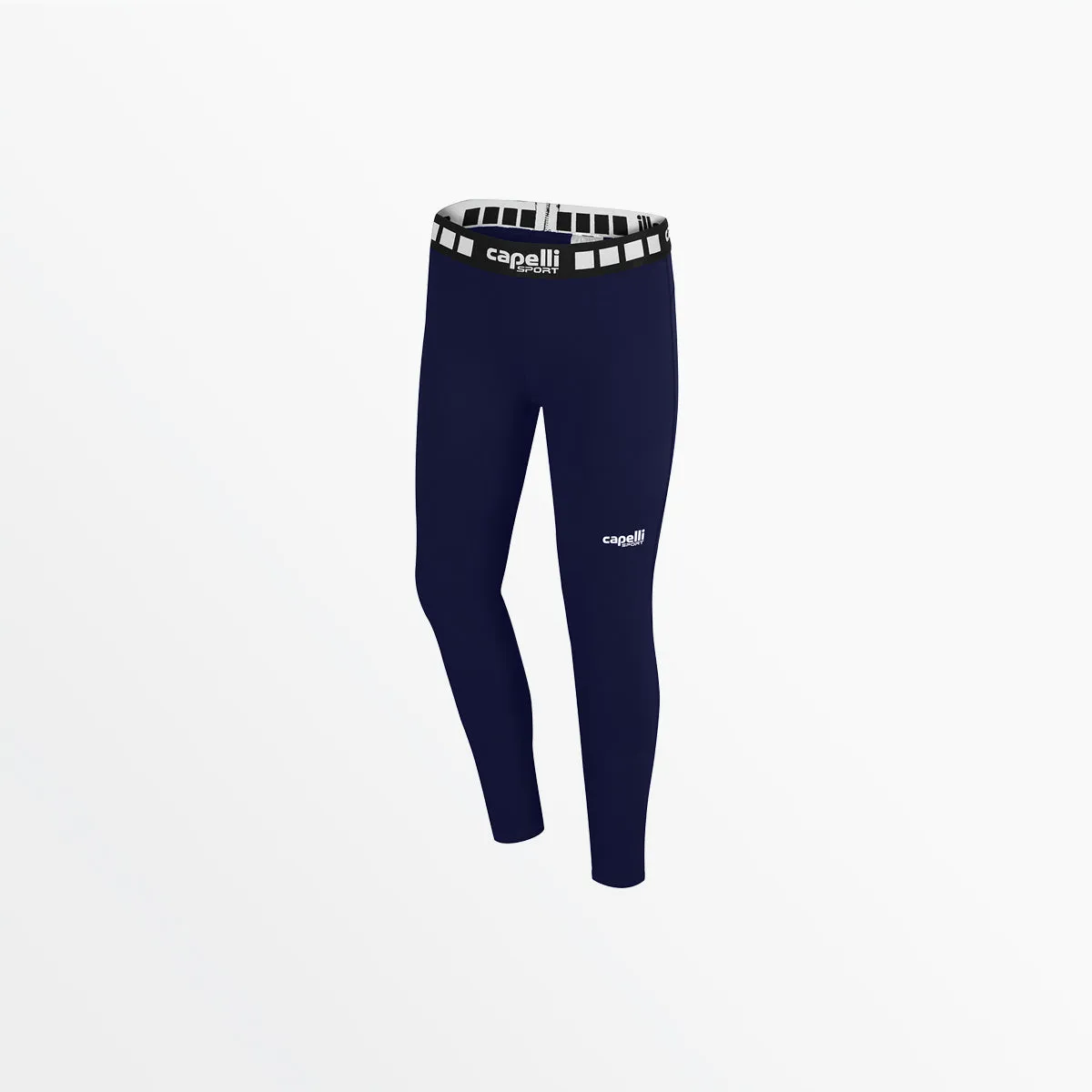 WOMEN'S PERFORMANCE TIGHTS Layered Hem Details Unique Cut