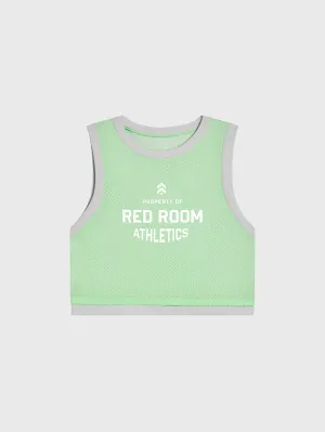LULULEMON VAPOR/CITRA LIME MESH REVERSIBLE TANK urban area