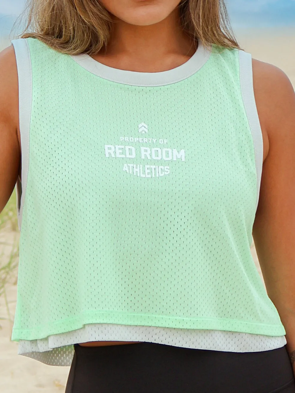 suitable for hobbyists composite material LULULEMON VAPOR/CITRA LIME MESH REVERSIBLE TANK