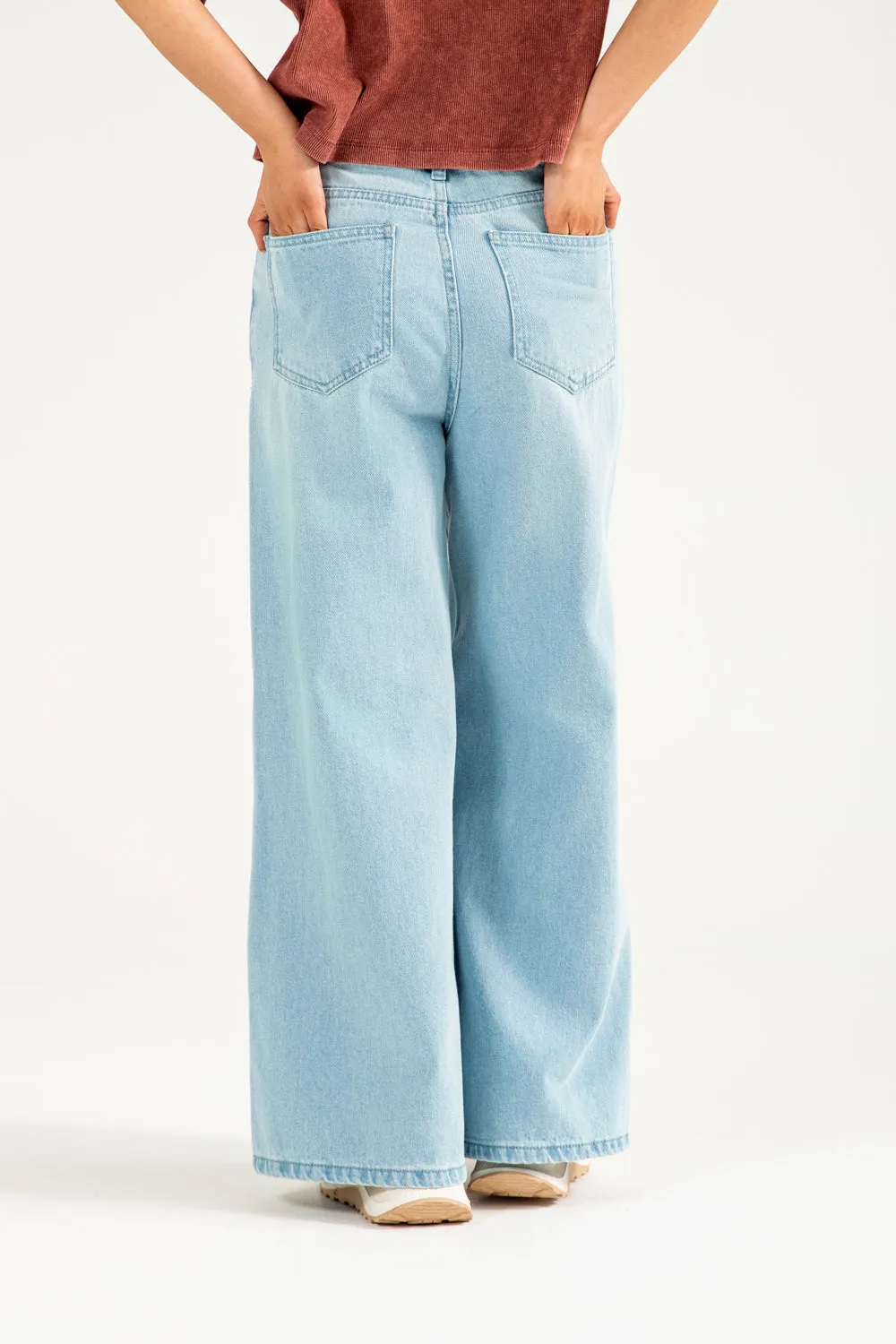 MEGA WIDE FIT DENIM Side zipper