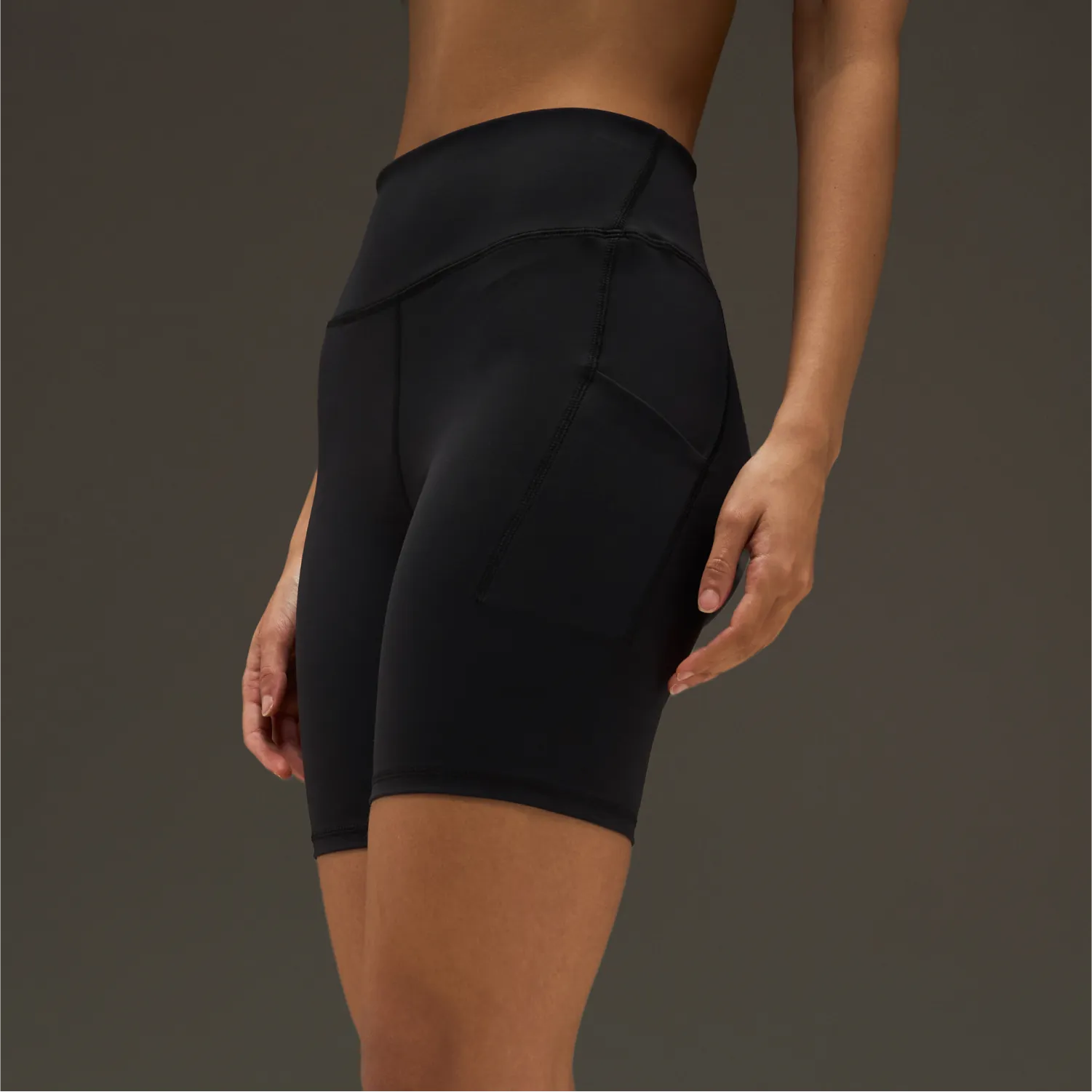 Women Align Training Shorts Black polo shirt
