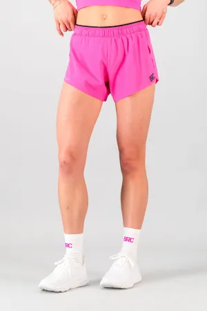 SprintRacer Women's Run Short - Electric Pink Perfect Comfort