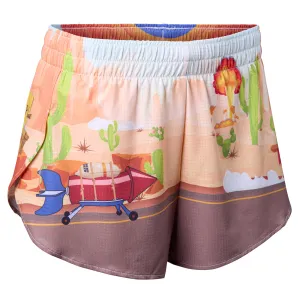 Women's AeroPro 3" Split Shorts - The Chase Static Free Finish