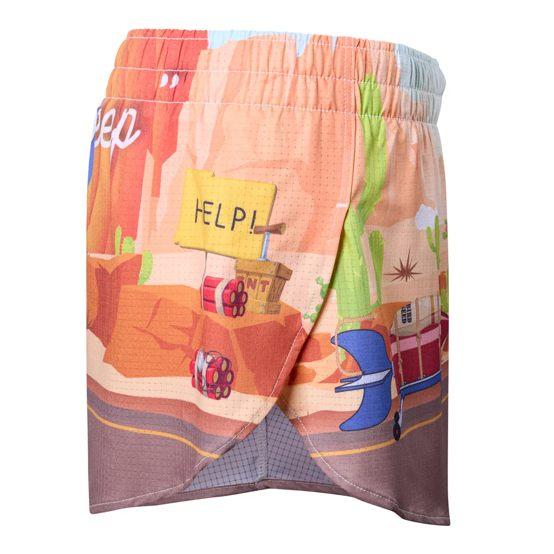 Women's AeroPro 3" Split Shorts - The Chase Lightweight Construction
