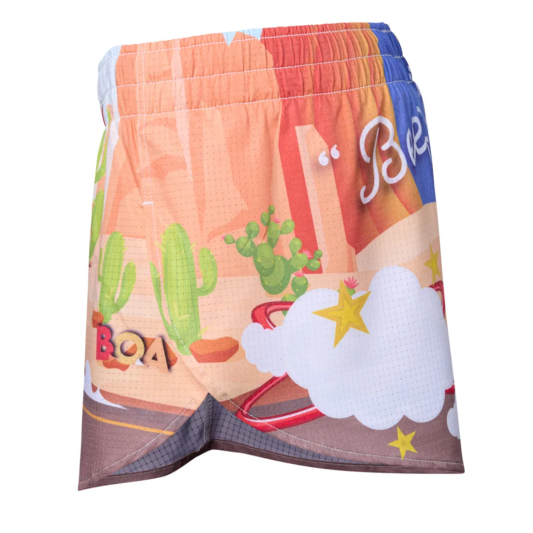 DoubleStitchedSeams Stay Cool Technology Women's AeroPro 3" Split Shorts - The Chase
