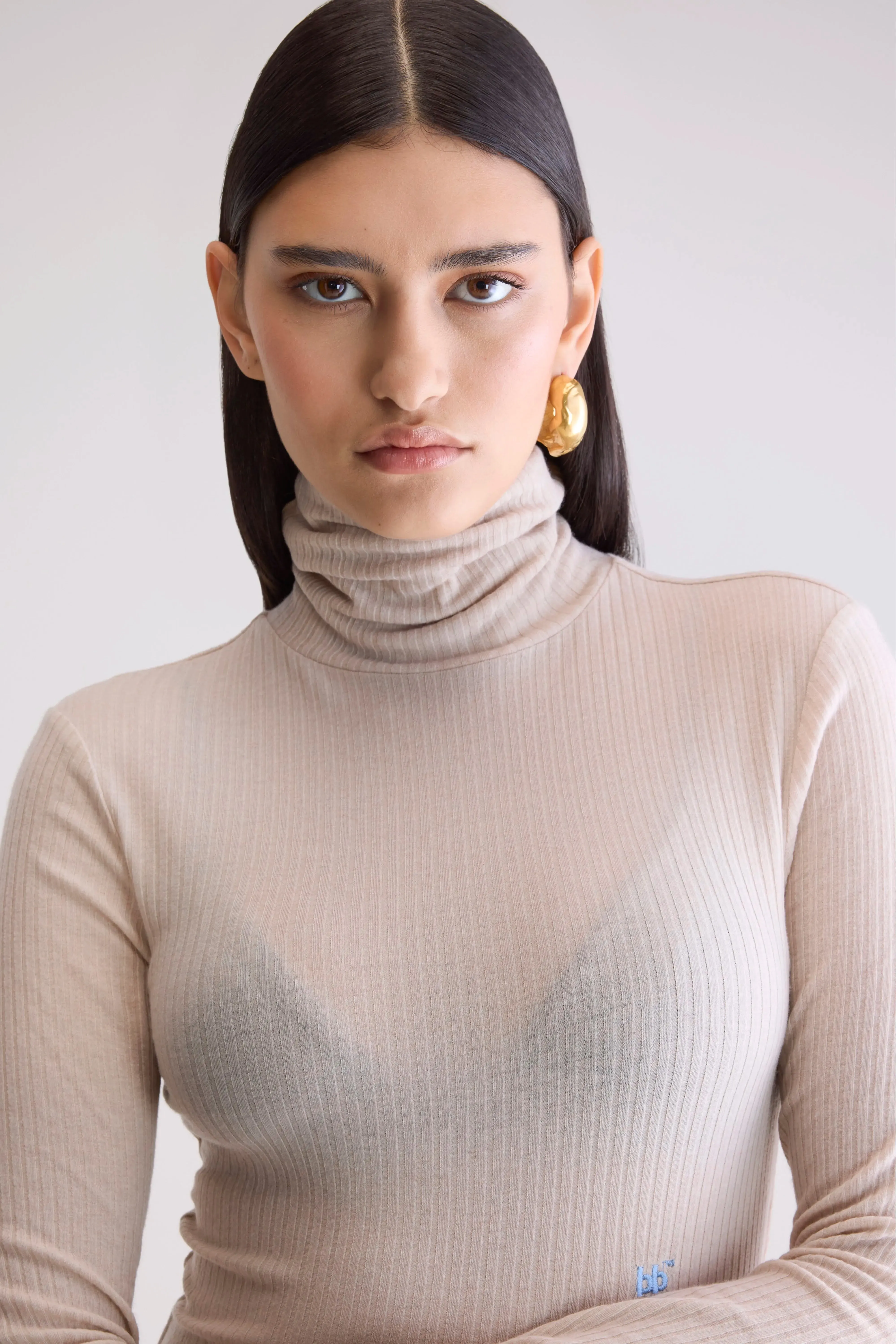 Versatile Style Vinay fitted t-shirt (252 / W / STONE)