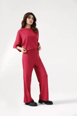 WIDE LEG TROUSER Stretchable Fabric UVProtection