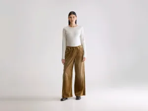 Galina wide trousers (252 / W / SOIL) Soft Lining