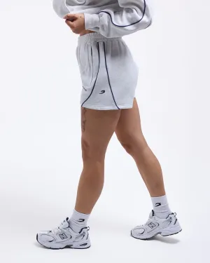 AbrasionResistant Unisex style JoAnn Shorts - Grey Marl