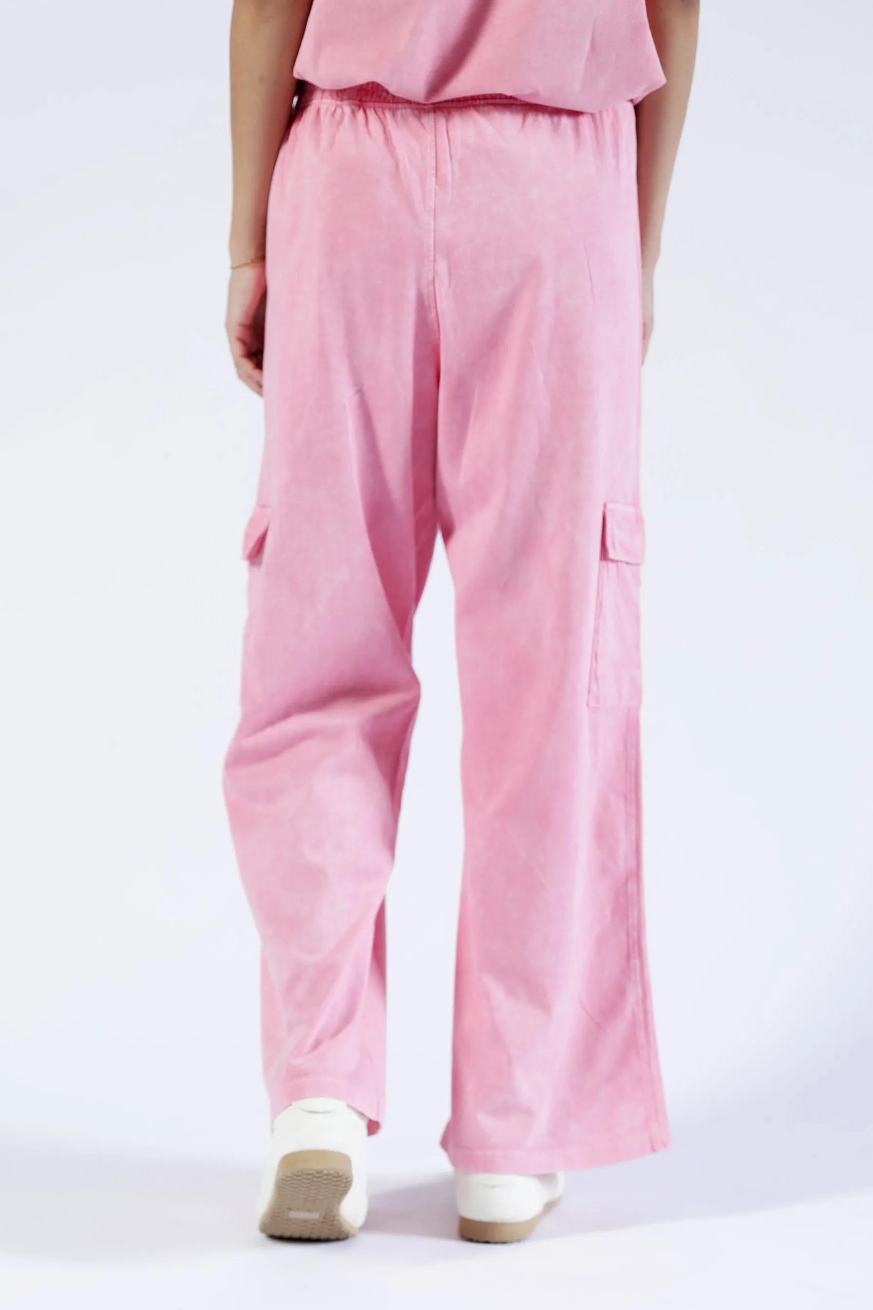 AntiStaticTreatment ACID WASHED CARGO TROUSERS
