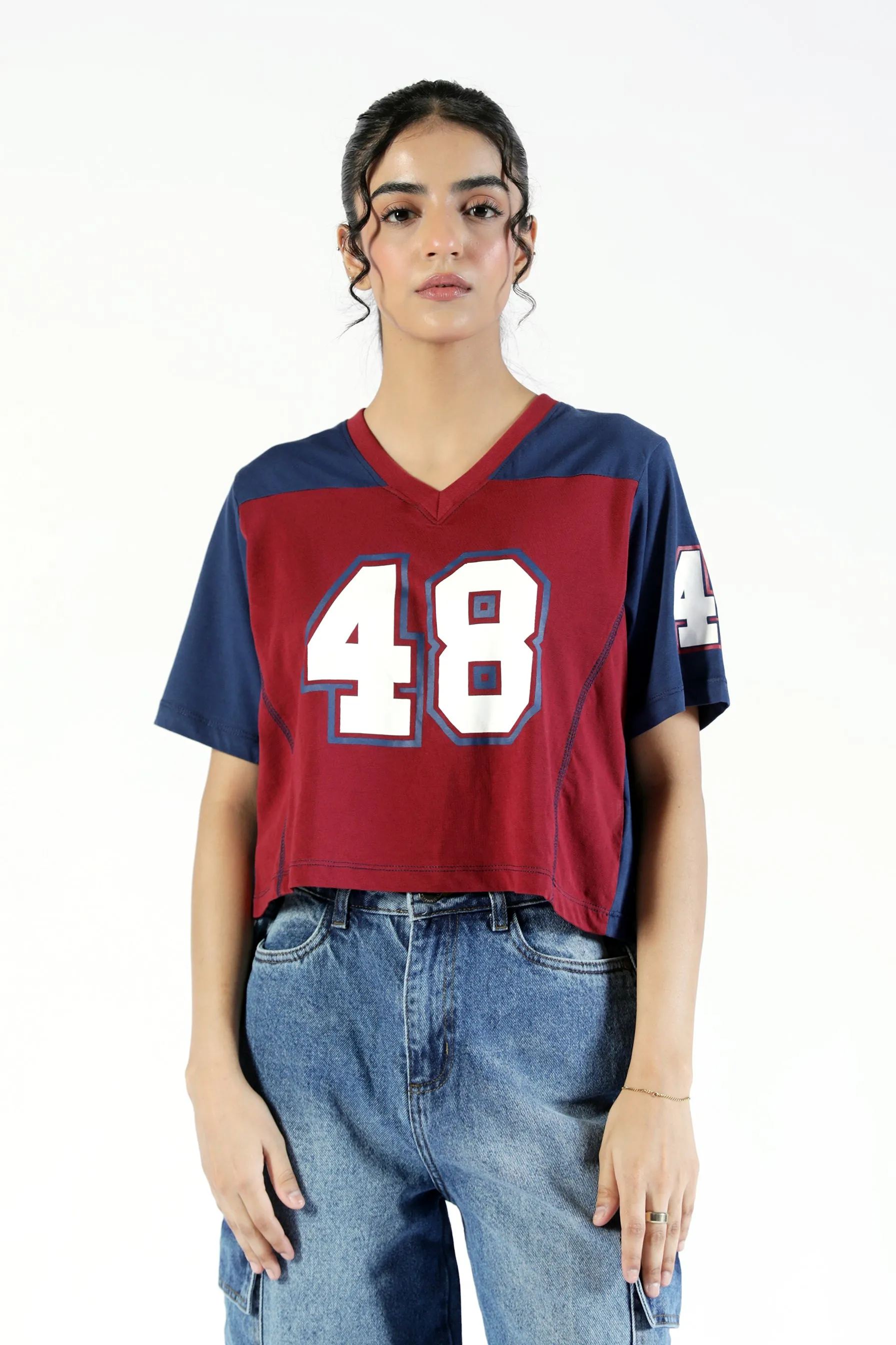 Eco-Friendly Material GRAPHIC CROPPED TEE