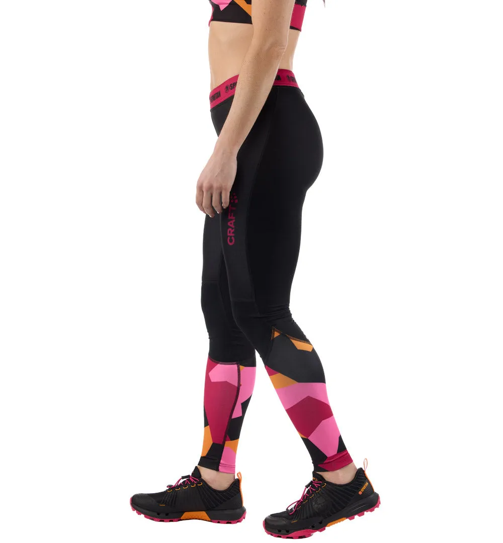 SPARTAN by CRAFT Delta 2.0 Tight - Women's UV Protection Seamless Sleeve Construction