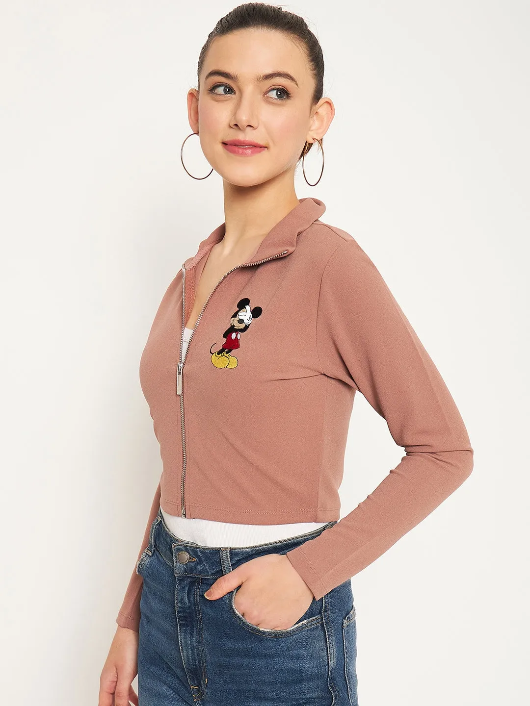 Winter Essential Seamless Design Madame Peach Disney Print Top