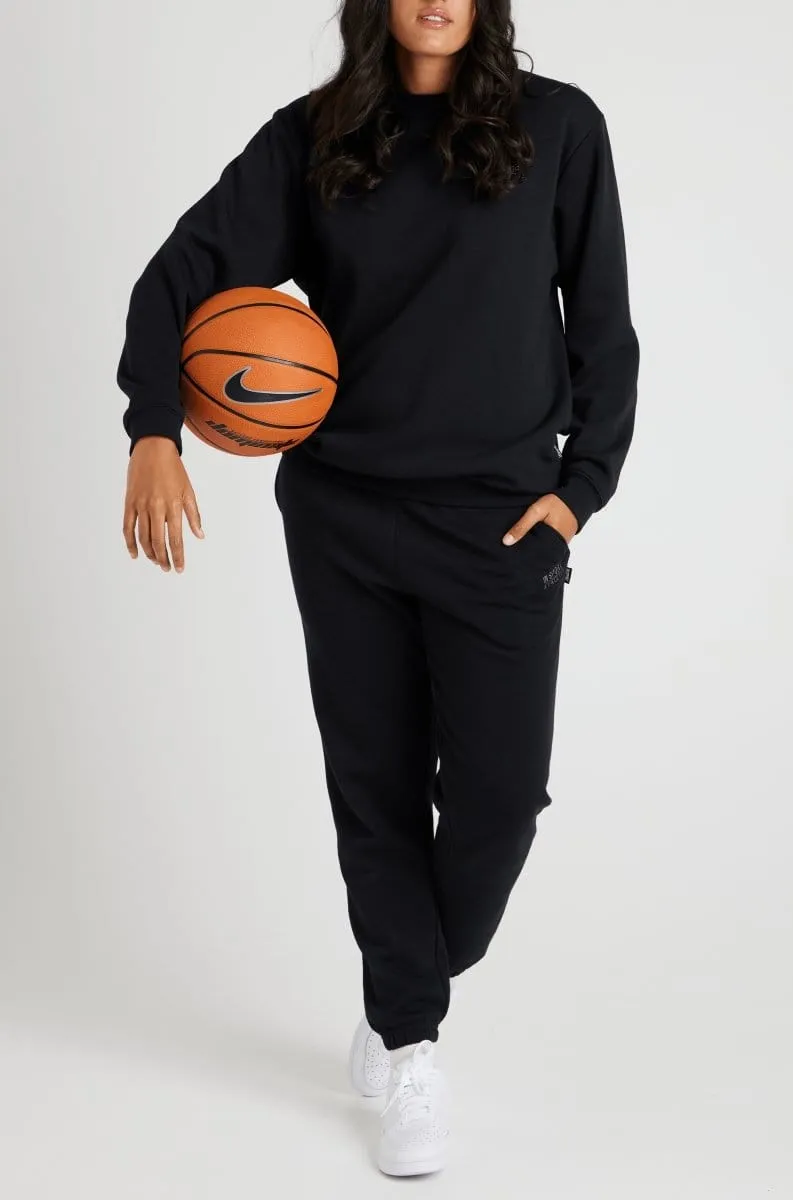 goes with high heels Insport Unisex Alaska Black Crew Sweatshirt