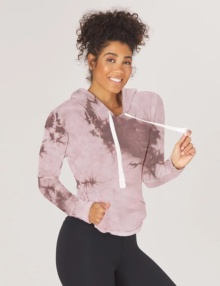 Cold Weather Urban Edge Glyder Rocky Hoodie - Bone Tie Dye