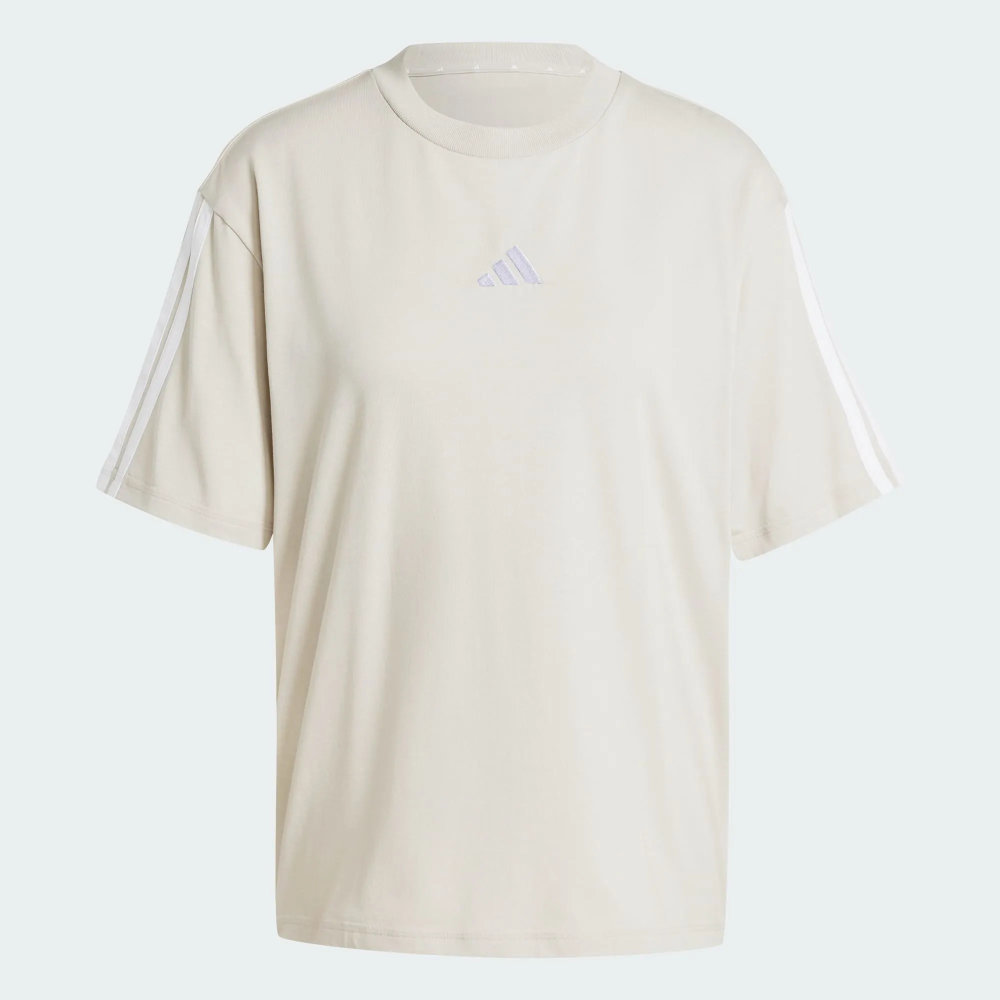 Adidas Women's 3-Stripes Boyfriend Alumina Tee Casual Choice