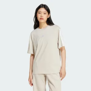 Daily Fashion Adidas Women's 3-Stripes Boyfriend Alumina Tee