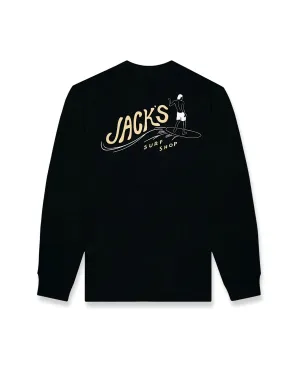 Comfy Layers Soft Layer Bobber Summer Series Crewneck Sweatshirt - Black